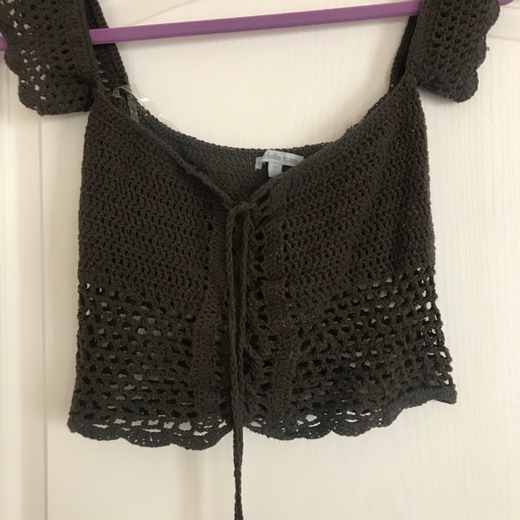 SOLD. Knitted Crop Top - Picture 2 of 2